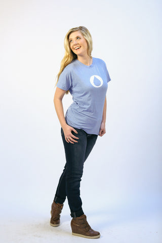 Women's Blue Drop T-shirt